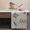 Hello Honey® 72" Multicolor Slub Printed Embroidered Flower Table Runner